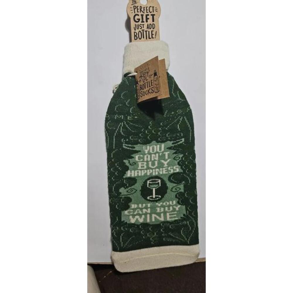 Wine Bottle Sock Cover Green‎ “And That’s Kinda The Same Thing” Funny Gift New